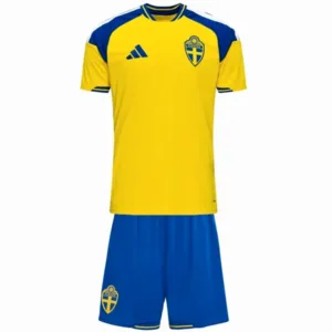 Suecia Niños Conjunto 2026 Casa Amarillo - Suecia Niños Barata | escamisetasfutbol