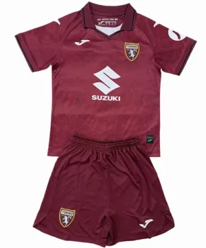 Torino Niños Conjunto 2025 2026 Casa Rojo - Torino Niños Barata | escamisetasfutbol