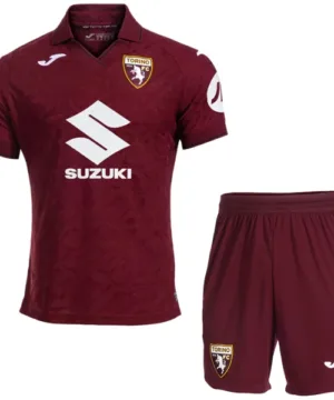 Torino Niños Conjunto 2025 2026 Casa Rojo - Torino Niños Barata | escamisetasfutbol