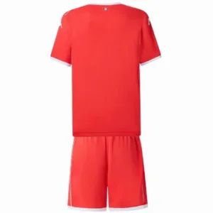 Túnez Niños Conjunto 2026 Casa Rojo - Túnez Niños Barata | escamisetasfutbol