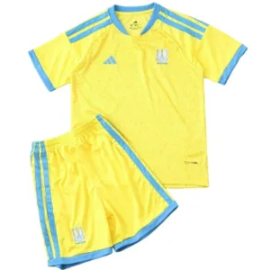 Ucrania Niños Conjunto 2026 Casa Amarillo - Ucrania Niños Barata | escamisetasfutbol