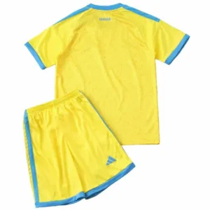 Ucrania Niños Conjunto 2026 Casa Amarillo - Ucrania Niños Barata | escamisetasfutbol