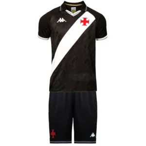Vasco da Gama Niños Conjunto 2025 2026 Casa Negro - Tuta Vasco Da Gama Niños | escamisetasfutbol