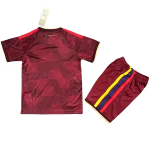 Venezuela Niños Conjunto 2026 Casa Rojo - Venezuela Niños Barata | escamisetasfutbol