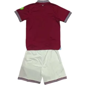 West Ham United Niños Conjunto 2025 2026 Casa Rojo - Tuta West Ham United Niños | escamisetasfutbol
