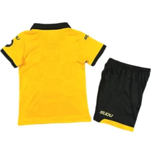Wolves FC Niños Conjunto 2025 2026 Casa Amarillo - Tuta Wolves FC Niños | escamisetasfutbol