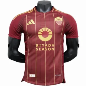 AS Roma Camiseta Edición Jugadores 2024 2025 Casa Roja - Camiseta As Roma | escamisetasfutbol