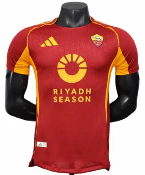 AS Roma Camiseta Edición Jugadores 2025 2026 Casa Roja - Camiseta As Roma | escamisetasfutbol