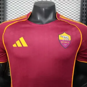 AS Roma Camiseta Edición Jugadores 2025 2026 Casa Roja - Camiseta As Roma | escamisetasfutbol