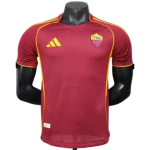 AS Roma Camiseta Edición Jugadores 2025 2026 Casa Roja - Camiseta As Roma | escamisetasfutbol