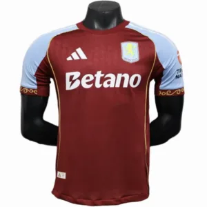 Aston Villa Camiseta Edición Jugadores 2025 2026 Casa Roja - Camiseta Aston Villa | escamisetasfutbol