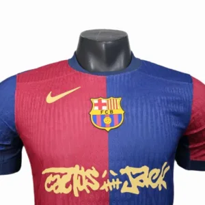 FC Barcelona Camiseta Edición Jugadores 2024 2025 Casa Roja - Camiseta Barcelona | escamisetasfutbol