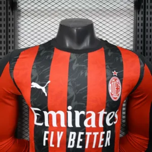 AC Milan Camiseta Edición Jugadores 2025 2026 Casa Roja - Camiseta Ac Milan | escamisetasfutbol