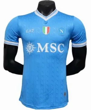 SSC Napoli Camiseta Edición Jugadores 2025 2026 Casa Azul - Camiseta Serie A SSC Napoli | escamisetasfutbol