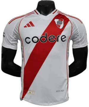 River Plate Camiseta Edición Jugadores 2024 2025 Casa Blanca - Camiseta River Plate | escamisetasfutbol