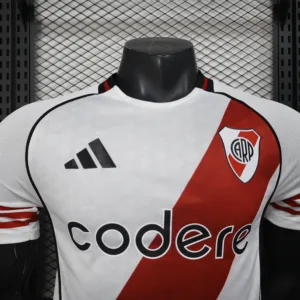 River Plate Camiseta Edición Jugadores 2025 2026 Casa Blanca - Camiseta River Plate | escamisetasfutbol