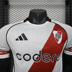 River Plate Camiseta Edición Jugadores 2025 2026 Casa Blanca - Camiseta River Plate | escamisetasfutbol