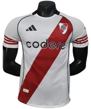 River Plate Camiseta Edición Jugadores 2025 2026 Casa Blanca - Camiseta River Plate | escamisetasfutbol
