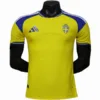 Suecia Camiseta Edición Jugadores 2026 Casa Amarilla - Camiseta Viva Suecia | escamisetasfutbol