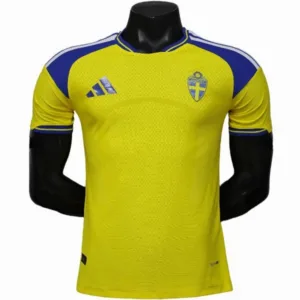 Suecia Camiseta Edición Jugadores 2026 Casa Amarilla - Camiseta Viva Suecia | escamisetasfutbol