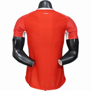 Suiza Camiseta Edición Jugadores 2026 Casa Roja - Camiseta Suiza Mundial 2026 | escamisetasfutbol