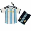 Argentina Niños Conjunto Edición Jugadores 2026 Casa Azul - Argentina Niños Barata | escamisetasfutbol