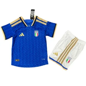 Italia Niños Conjunto Edición Jugadores 2026 Casa Azul - Equipación Italia Niños | escamisetasfutbol