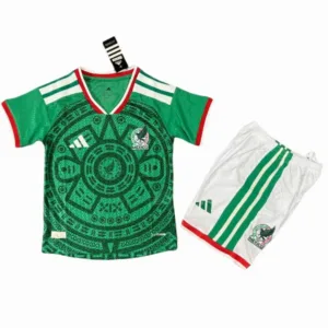 México Niños Conjunto Edición Jugadores 2026 Casa Verde - Playera Mexico 2026 Niños | escamisetasfutbol