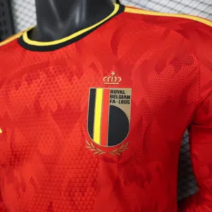 Bélgica Camiseta Edición Jugadores 2026 Casa Roja - Camiseta Bélgica Mundial 2026 | escamisetasfutbol