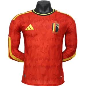 Bélgica Camiseta Edición Jugadores 2026 Casa Roja - Camiseta Bélgica Mundial 2026 | escamisetasfutbol