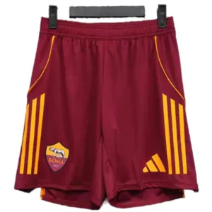 AS Roma Pantalones Edición Jugadores 2025 2026 Casa Rojo - Maglia As Roma | escamisetasfutbol