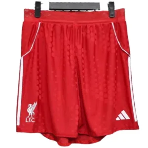 Liverpool Pantalones Edición Jugadores 2025 2026 Casa Rojo - Maglia Liverpool | escamisetasfutbol