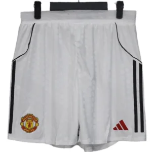 Manchester United Pantalones Edición Jugadores 2025 2026 Casa Blanco - Maglia Manchester United | escamisetasfutbol