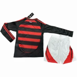 Flamengo Niños Conjunto 2025 2026 Casa Rojo - Tuta Flamengo Niños | escamisetasfutbol