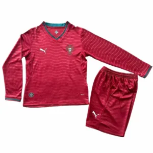 Portugal Niños Conjunto 2026 Casa Rojo - Equipacion Portugal Niños | escamisetasfutbol