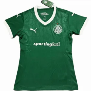 SE Palmeiras Mujer Camiseta 2025 2026 Casa Verde - Camisetas De Futbol Personalizadas | escamisetasfutbol