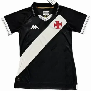 Vasco da Gama Mujer Camiseta 2025 2026 Casa Negra - Camisetas De Futbol Personalizadas | escamisetasfutbol