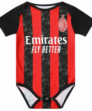 AC Milan Niños Camiseta 2025 2026 Casa Roja - Camiseta Ac Milan Niños | escamisetasfutbol
