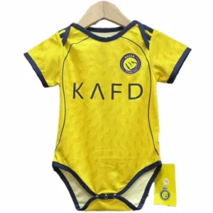 Al-Nassr FC Niños Camiseta 2025 2026 Casa Amarilla - Camisetas De Futbol Personalizadas | escamisetasfutbol