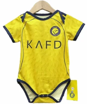 Al-Nassr FC Niños Camiseta 2025 2026 Casa Amarilla - Camisetas De Futbol Personalizadas | escamisetasfutbol