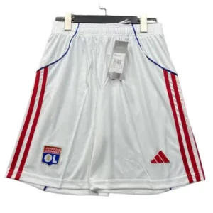 Lyon Pantalones 2025 2026 Casa Blanco - Pantaloncini Lyon | escamisetasfutbol
