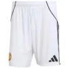 Manchester United Pantalones 2025 2026 Casa Blanco - Maglia Manchester United | escamisetasfutbol