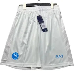 SSC Napoli Pantalones 2025 2026 Casa Blanco - Ssc Napoli Equipacion | escamisetasfutbol