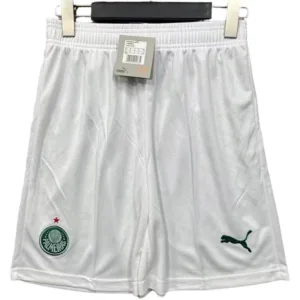 SE Palmeiras Pantalones 2025 2026 Casa Blanco - Pantaloncini SE Palmeiras | escamisetasfutbol