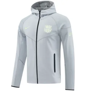 FC Barcelona Chaqueta 2025 2026 Gris - Chaqueta FC Barcelona | escamisetasfutbol