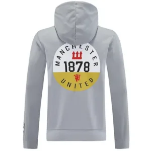 Manchester United Chaqueta 2025 2026 Gris - Maglia Manchester United | escamisetasfutbol