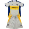 Boca Juniors Niños Conjunto 2025 2026 Gris - Tuta Boca Juniors Niños | escamisetasfutbol