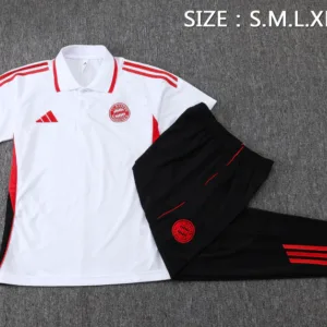 Bayern Múnich Conjunto 2025 2026 Blanco - Tuta Bayern Múnich | escamisetasfutbol