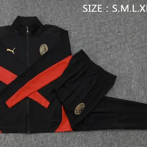 AC Milan Conjunto 2024 2025 Negro - Maglia Ac Milan | escamisetasfutbol
