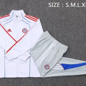 Bayern Múnich Conjunto 2025 2026 Blanco - Tuta Bayern Múnich | escamisetasfutbol